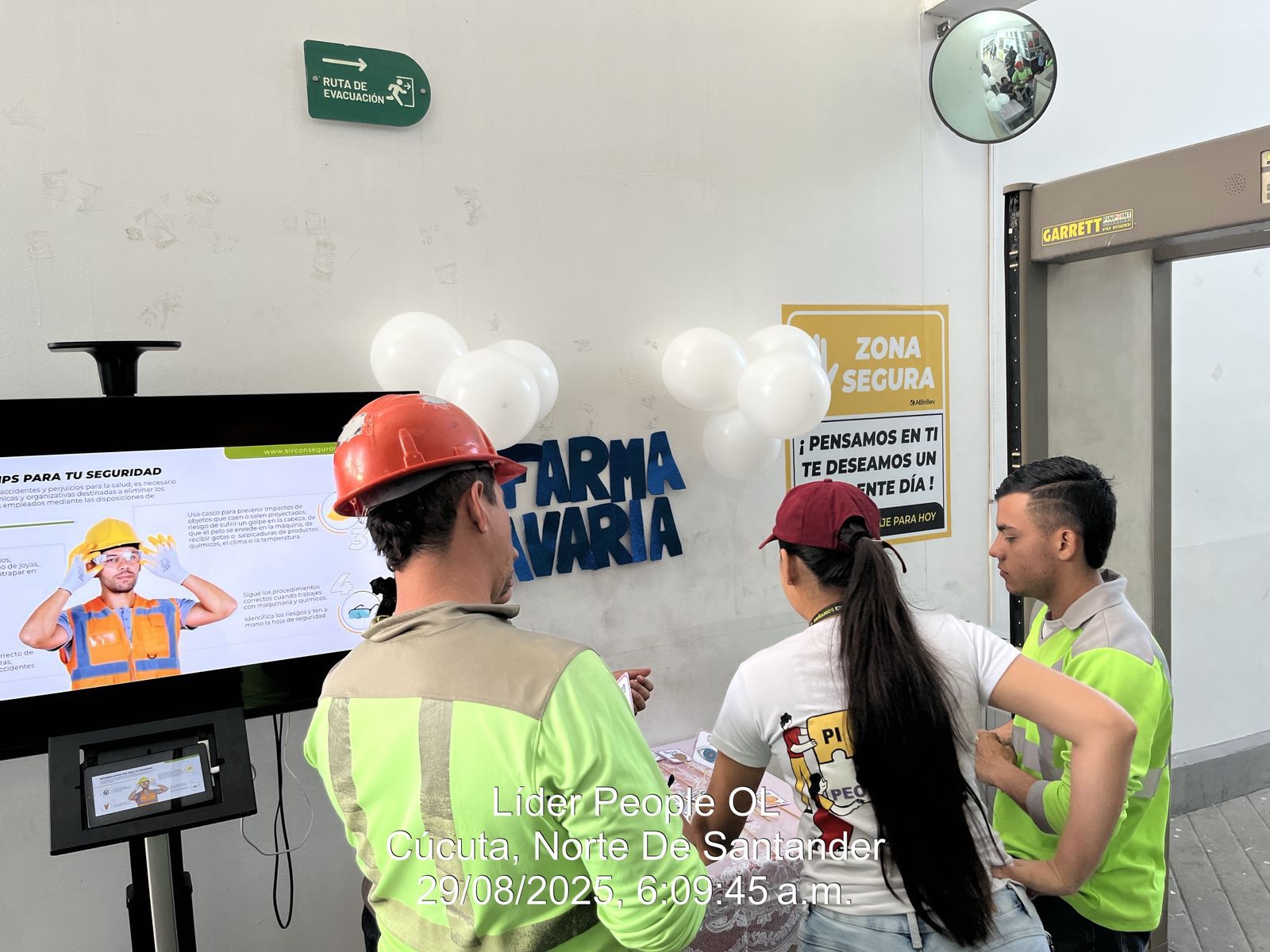 Evidencia de capacitación